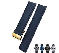GGYTMQL 22mm Canvas Nylon Watch Strap Blue Green Watch Band per Breitling Chronomat Navitimer Superocean for Men Bracciale