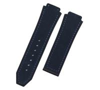 GGYTMQL 25mm*19 mm di orologio di qualità in gomma Sostituzione in pelle compatibile compatibile con accessori fibbie pieghevoli da 22 mm per fusione