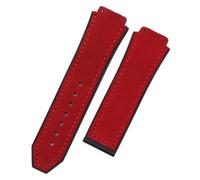 GGYTMQL 25mm*19 mm di orologio di qualità in gomma Sostituzione in pelle compatibile compatibile con accessori fibbie pieghevoli da 22 mm per fusione