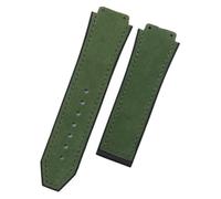 GGYTMQL 25mm*19 mm di orologio di qualità in gomma Sostituzione in pelle compatibile compatibile con accessori fibbie pieghevoli da 22 mm per fusione
