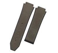 GGYTMQL 25mm*19 mm di orologio di qualità in gomma Sostituzione in pelle compatibile compatibile con accessori fibbie pieghevoli da 22 mm per fusione