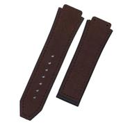 GGYTMQL 25mm*19 mm di orologio di qualità in gomma Sostituzione in pelle compatibile compatibile con accessori fibbie pieghevoli da 22 mm per fusione