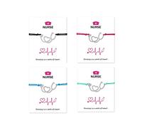 GGYTMQL 4 PC SCUOLA INFERMI DELLA NURE IL BRACELETTI PER DONNE STETHOSCOPE BRACELETS NURE REGALO DI GRADO