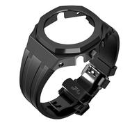 GGYTMQL 4a generazione GA2100 GUSCA, KIT CINDAGGIO DI FEMINA DI METALE con fibbia per farfalla quadrante per uomini/donne upgrade accessori per sostituzione fai -da -te set cinghia