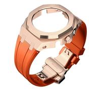 GGYTMQL 4a generazione GA2100 GUSCA, KIT CINDAGGIO DI FEMINA DI METALE con fibbia per farfalla quadrante per uomini/donne upgrade accessori per sostituzione fai -da -te set cinghia