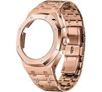 GGYTMQL 5rd/4rd All inossidabile orologio in acciaio inossidabile Accessori di sostituzione della cinghia di cornice , per Ga2100/GA2110 Women's Women Watches Aggiornamento di modifica con cinghia di