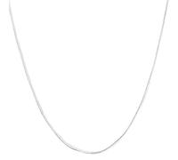 GGYTMQL 925 18/09/20/22/2012/26/28/30 Pollici 2 mm Necklace a Catena a Serpente Piatto per Donna Regalo per Uomo Lady Jewelry