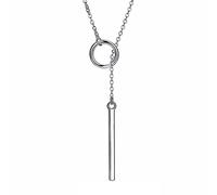 GGYTMQL 925 Cirmer a Catena e collane a Catena Lunga per gioielleria - Collana del Girocollo a Barre