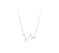 GGYTMQL 925 Collana Collegamento a Catena di Gioielli per Le Donne Girocollo