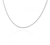 GGYTMQL 925 Collana con Torsione in Argento Sterling da 2 mm per Uomini Donne Geometriche con Catena di Corda in Arpa Regalo Regalo