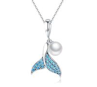 GGYTMQL 925 Collana di Girocollo a Pendente zircone per Il Matrimonio delle Donne