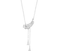 GGYTMQL 925 Collana di Girocollo a Sospensione per Drop di Acqua cristallina per Cristallo per Gioielli da Sposa