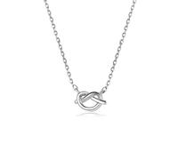 GGYTMQL 925 Collana in Argento Sterling Cross -Love personalità Collana Coreana in Argento Gioielli in Argento