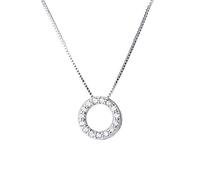 GGYTMQL 925 Color Necklace Cioncepant Gioielli per Donne Diamond Circle Pendant 925 Color Collana