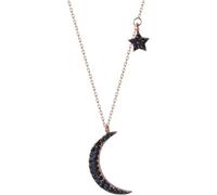 GGYTMQL 925 Gioielli per Le Donne per Le Donne per Le Donne, Gioielli per la Festa della Luna di Cristallo Nero