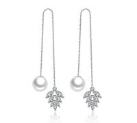 GGYTMQL 925 Orecchini a Goccia in Argento in Argento in Argento, Orecchini Auricolari Auricolari aurico