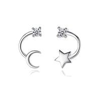GGYTMQL 925 Orecchini di Stallone per stalloni Solid Real Sterling Sterling per Donne Gioielli