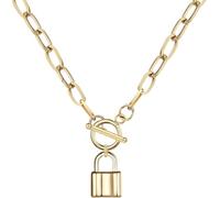 GGYTMQL Accessori 925 Collana a levetta Moneta in Argento Sterling per Donne, a levetta Collana a Pendente a Pacchetto di Palette - serbato