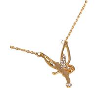 GGYTMQL Accessori Collana Fata per Donne, 925 collane a Ciondolo a Ciondolo in Argento in Argento Sterling, Collana di tintinnio, Gioielli da fiaba, Gioielli Tinkerbell