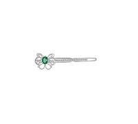 GGYTMQL Accessori Fashion Green Oval Stone n Cubic Zirconia Nove Notelle Collana Overingo