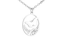 GGYTMQL Accessori per Gioielli per Ragazze Collana per Donne, Animali Ellisse Hollousse Cinetto Serie di Uccelli di Coniglio NAGATURA Catera - NOCCOLA CAMPARE di Rabbi