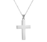 GGYTMQL Accessorio Minimalista Crocifisso Collana Uomini, Collana a Croce con Gesù su di Esso - Girocollo Crocifisso Ciondolo per Uomini, Collana a Croce di Gesù per Il Natale Ringraziamento s