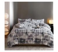 GGYTMQL Accogliente lettiere da Letto in Pelliccia in Finto per Letti Completi, Regina, King Size - Include Coperta, Copertura, Lenzuola, Federa e Set di trapunte