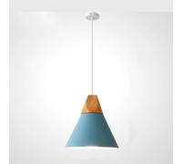 GGYTMQL American Modern Minimalist Metal lampadario in Metallo - Art Color Metal Paphade (Blu, 25 * 26 cm)