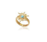 GGYTMQL Anelli da Ragazza Anelli Gioielli ad Anello Donne Uomini Vintage Anelli di Loto Opale per Donne Anelli gotici Anelli gotici per Adolescenti
