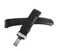 GGYTMQL Aqua Master 22mm Black Watch Cand cinghia con chiusura di distribuzione in acciaio inossidabile argento
