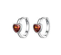 GGYTMQL Autentico 925 Orecchini a Cerchio zircone cubico in Argento in Argento Sterling per Donne Mini Orecchio a Orecchie Anti-allergia