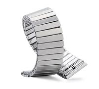 GGYTMQL Banda di orologi in acciaio inossidabile 18 mm 20 mm 22 mm Elastico elastico per accessori per orologi per orologi per cinghia di espansione in metallo da polso