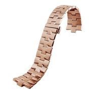 GGYTMQL Banda di orologi in acciaio inossidabile per Vacheron Costantin 4500V 5500V 7900 P47040 Cingcio d'oro VC convesso convesso 7mm 8mm 8,5 mm Canda
