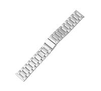 GGYTMQL Banda di orologi in metallo in acciaio inossidabile 20mm22mm lucido per uomini e donne con doppia fascia di orologi a rilascio rapido pieghevole