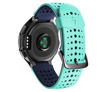 GGYTMQL Banda di orologio in silicone sostitutivo per Forerunner 230/235 / 220/620 / 630 / 735xt Watch Outdoor Sport Watch Strap/Green Black