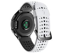 GGYTMQL Banda di orologio in silicone sostitutivo per Forerunner 230/235 / 220/620 / 630 / 735xt Watch Outdoor Sport Watch Strap/Green Black