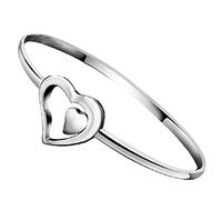 GGYTMQL Bracciale 925 Bracciale Charm Bracciale per donne Bracciale per doppio cuore cinese nazionale