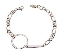 GGYTMQL Bracciale a catena Big Circle Bracciale Femmina Regalo fatto a mano