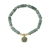 GGYTMQL Bracciale Bracciale Blossom di ghiaccia di ghiaia femmina Abacus per tallone a spina gioielli retrò
