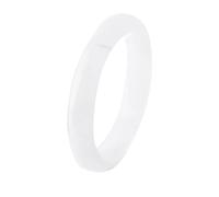 GGYTMQL Bracciale Bracciale di Giada Naturale Bianco Tianscui per Le Donne Protezione curativa Buona Fortuna Gioielli Fengshui per la Moglie per la Mamma 60-62mm