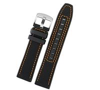 GGYTMQL Bracciale da polso da polso per orologio da orologio da orologio in gomma da 22 mm per Mido