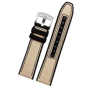 GGYTMQL Bracciale da polso da polso per orologio da orologio in gomma da 22 mm per un braccialetto di orologio morbido della serie Omega