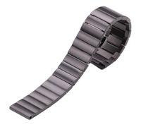 GGYTMQL Bracciale di guardia in acciaio inossidabile Bracciale 16mm 18mm 20mm 22 mm cinghia di orologio in metallo nero in metallo