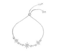 GGYTMQL Bracciale Femminile in Lega, Moda e Scintillio, zircone intarsiato a Otto Punti Bracciale Lucky.