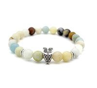 GGYTMQL Bracciale in pietra, bracciale in perline di pietra naturale elegante elegante minimalista naturale tianhe pietra di golfo accessori Bracciale di abbigliamento personalizzato Accessori di