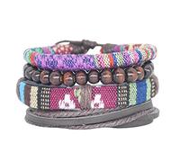 GGYTMQL Bracciale Multistrato, con Un Senso di gerarchia e Impatto visivo, rendendo Il Tuo Polso più Tridimensionale, Bracciale a più Livelli per Le Donne