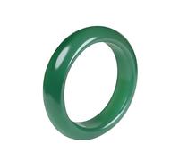 GGYTMQL Bracciale Verde Giada Naturale Bianco per la Protezione della guarigione delle Donne Buona Fortuna Gioielli Fengshui per la Moglie per Mamma (Verde, 62-64 mm di Diametro)