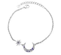 GGYTMQL Braccialetti a catena regolabile a Crescent Moon Sliver Crescent Star per donne Accessorio