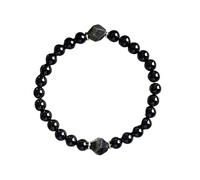 GGYTMQL Braccialetti e Vetro Bracciale in Perline Elegante Finitura Lucida Unisex per Ogni Occasione Big Hoop Earings per