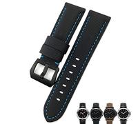 GGYTMQL Braccialetti orologi neri da orologio in fibra di carbonio da 24 mm per Panerai PAM01661/00441 Bande di orologi per uomini Accessori per uomini